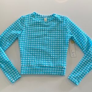 FINAL PRICE! Seea Palomar gingham rash guard